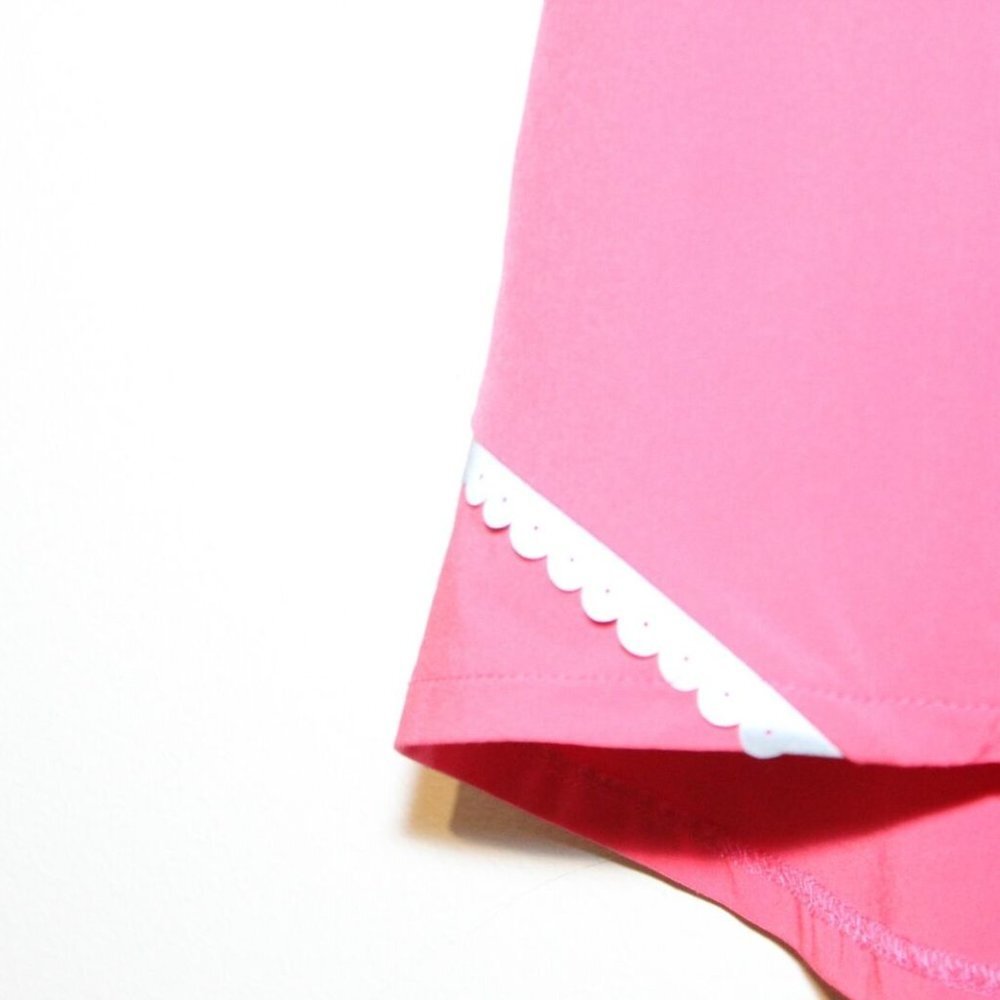 ✨2/$20 Title Nine Pink Flounce Reflective Tennis Skort Skirt Shorts XS H12413 - Picture 5 of 12